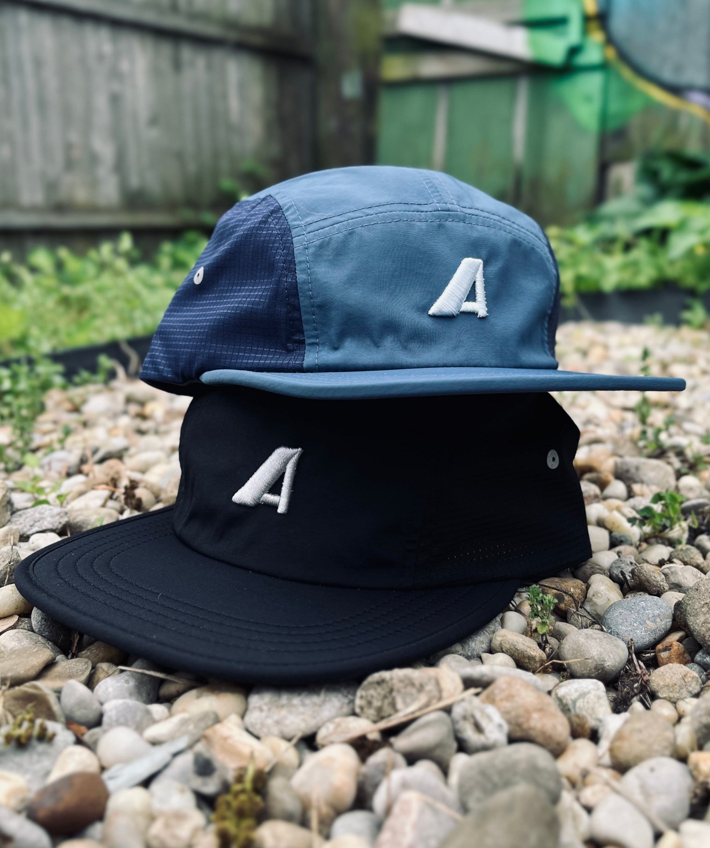 2025 - Q2 - v1 Puff 'A' 5-Panel Hat - Navy [LE 24]